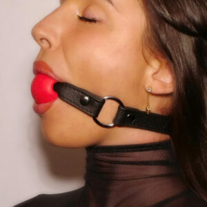 Zwarte bal gag Rode bal gag