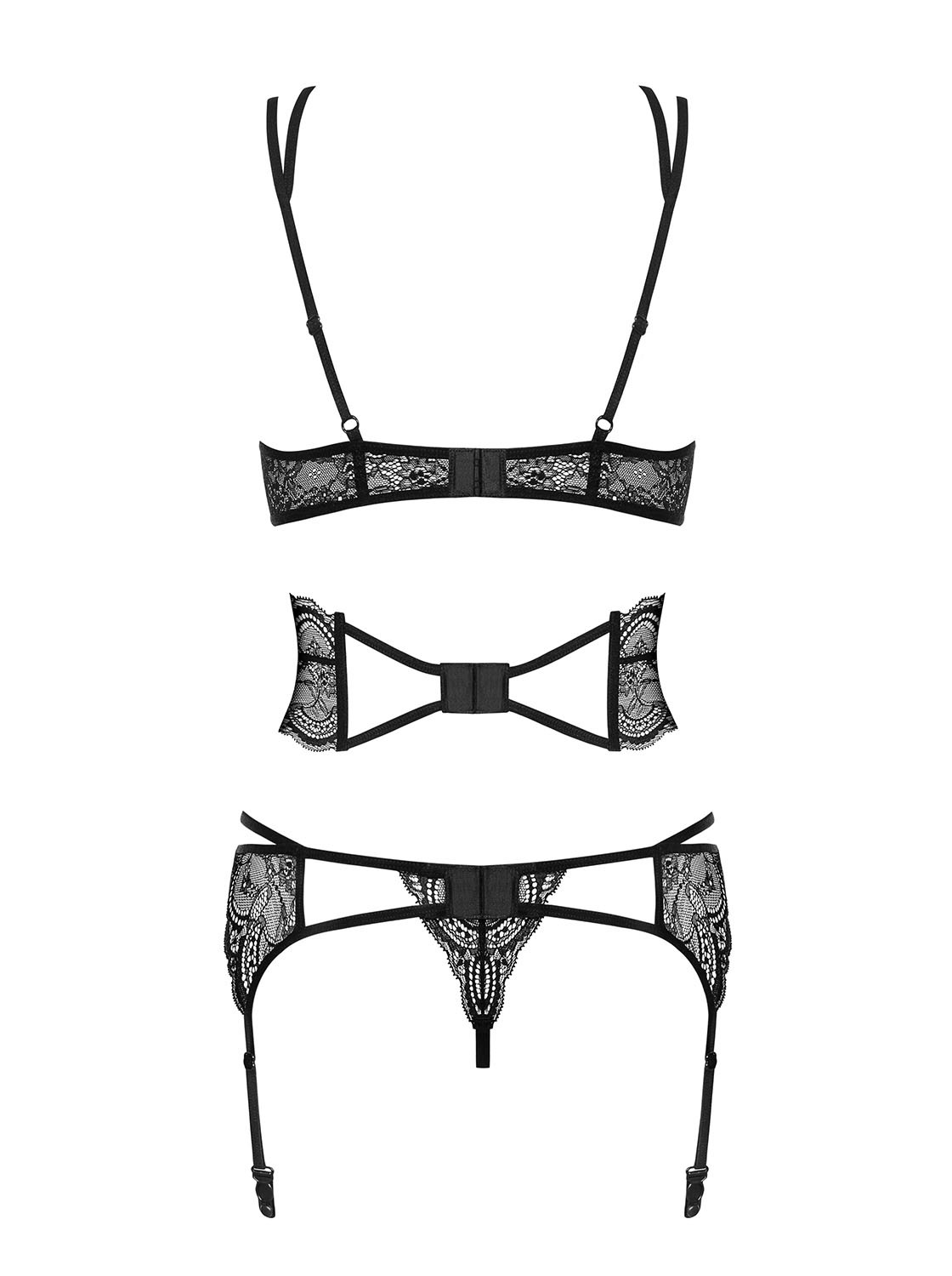 Frivolla Ensemble 4 pcs - Noir - Afbeelding 6