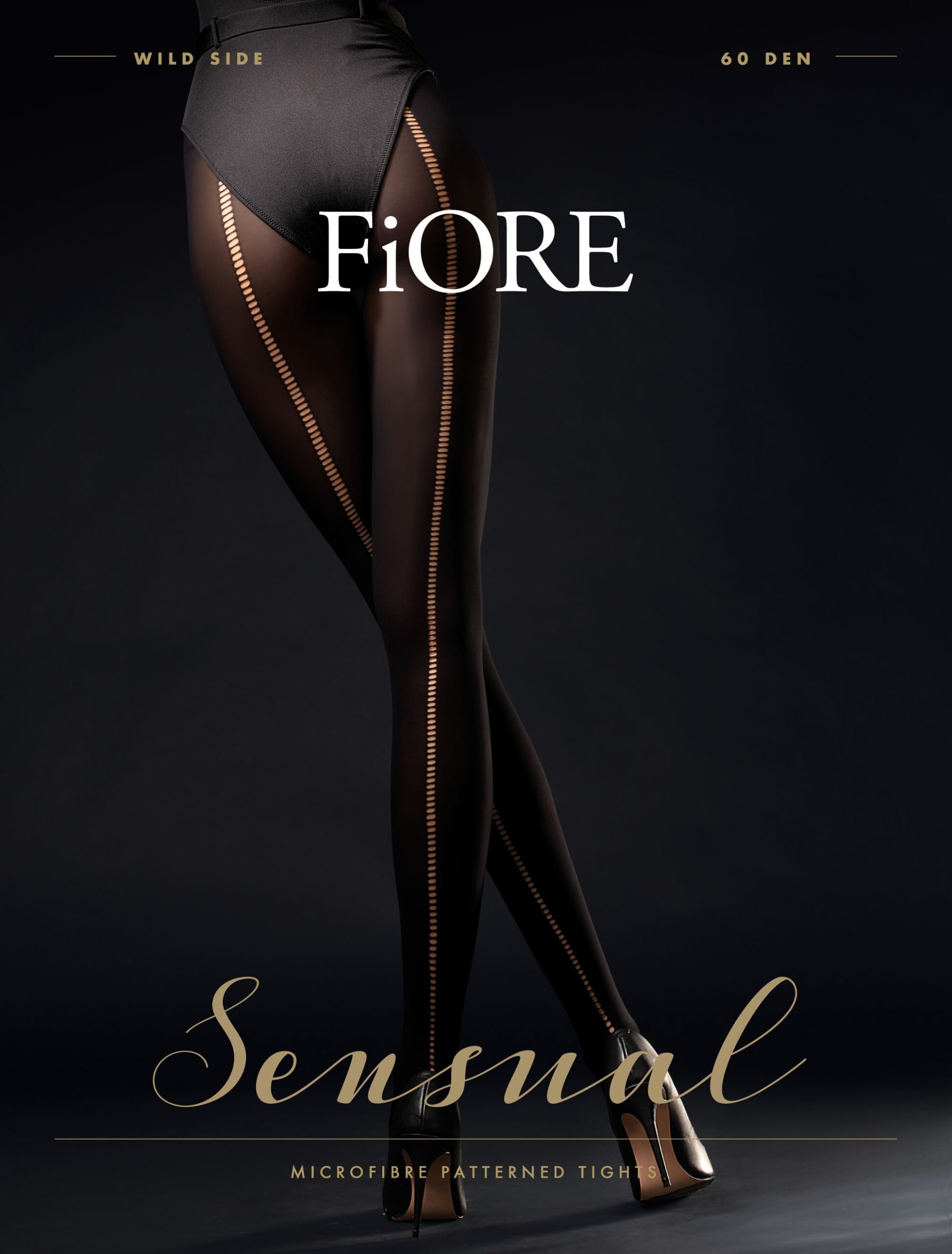 Wild Side Collants 60 DEN - Noir - Afbeelding 2