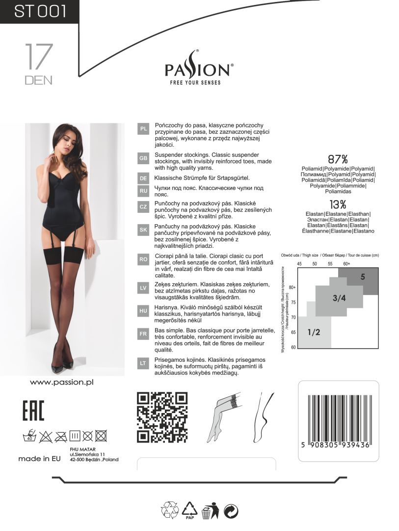 ST001 Bas 17 DEN - Noir - Afbeelding 4