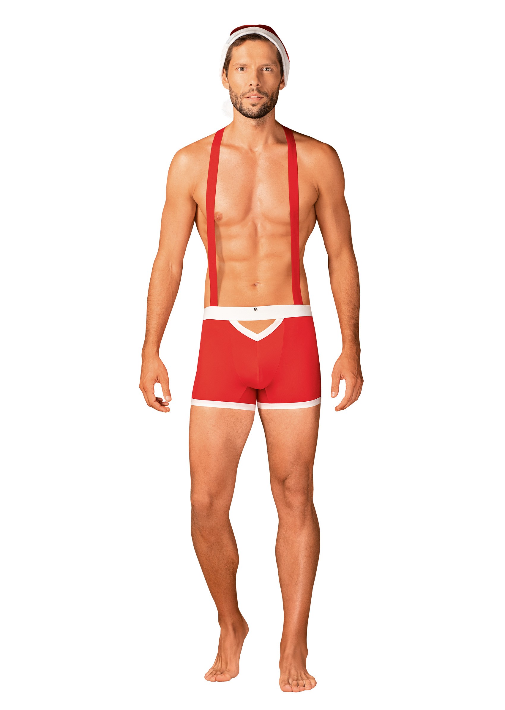 Mr Claus - Costume - Rouge - Afbeelding 3