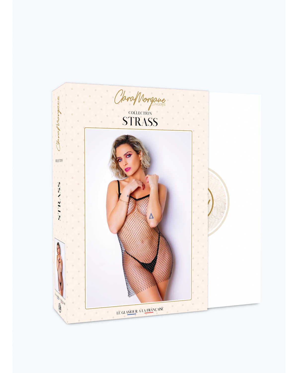 Le numéro 1 Strass robe Clara Morgane - Noir - Afbeelding 3