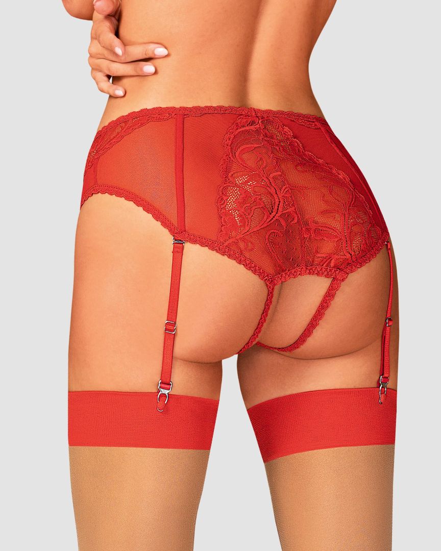 Dagmarie Culotte jarretière Rouge - Afbeelding 3