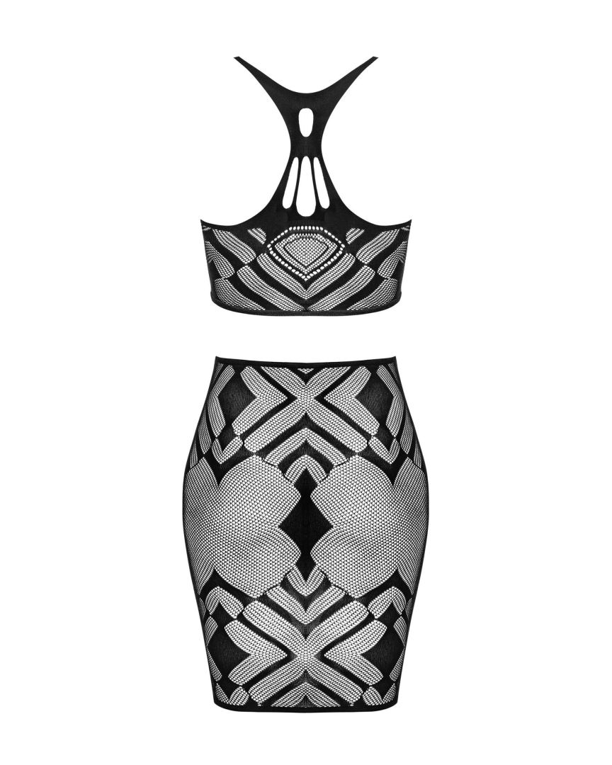 K101 top et jupe - Noire - Afbeelding 8