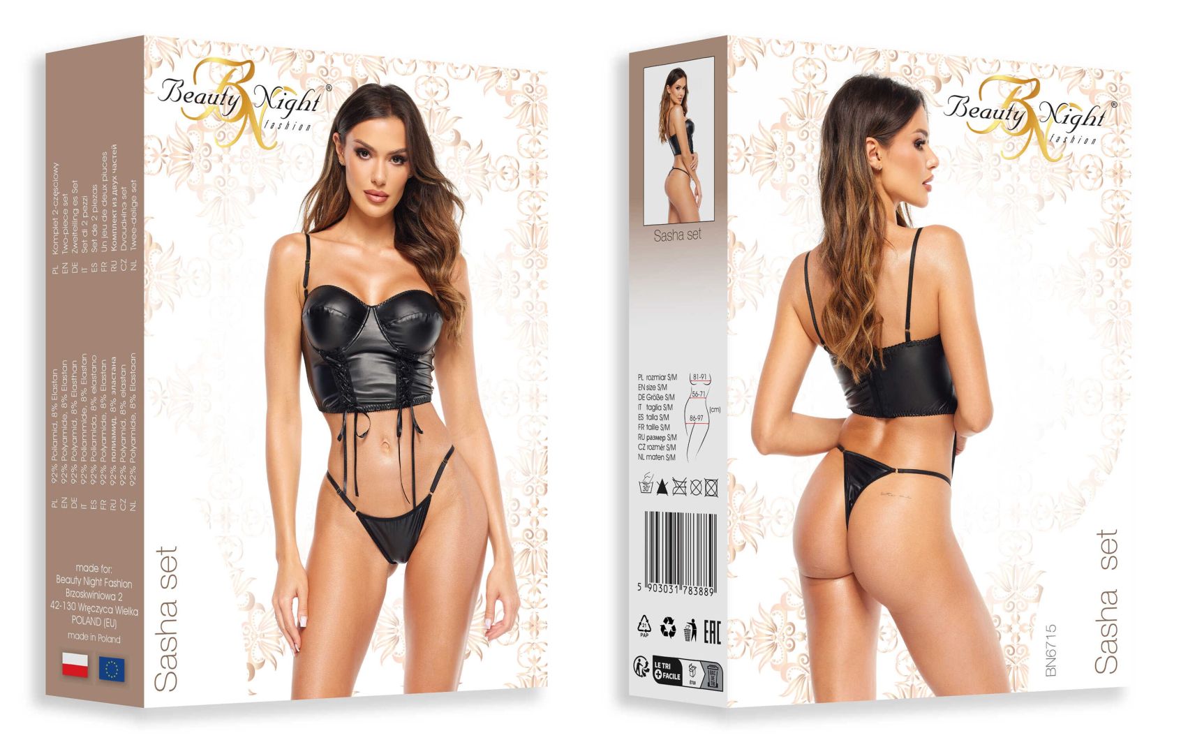 Sasha ensemble - noir - Afbeelding 6