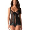 Amanta Babydoll - Noir et Turquoise