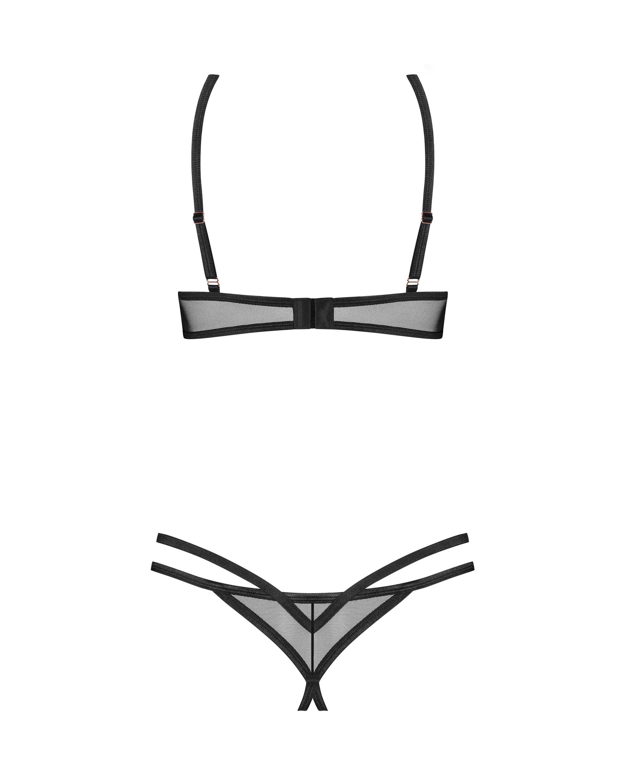 Euridia ensemble ouvert 2 pièces - Noir - Afbeelding 5