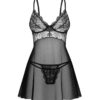 Perisia babydoll et string - Noirs