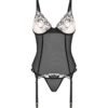 Vila blanes corset et string - Noirs