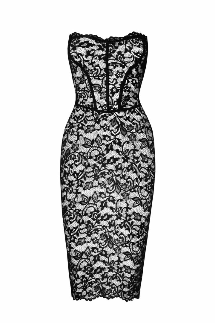 F301 Catalyst - Robe midi à lacets - Afbeelding 5