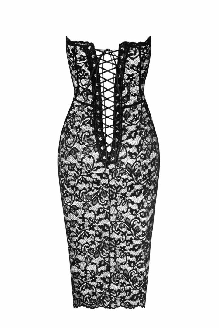 F301 Catalyst - Robe midi à lacets - Afbeelding 6
