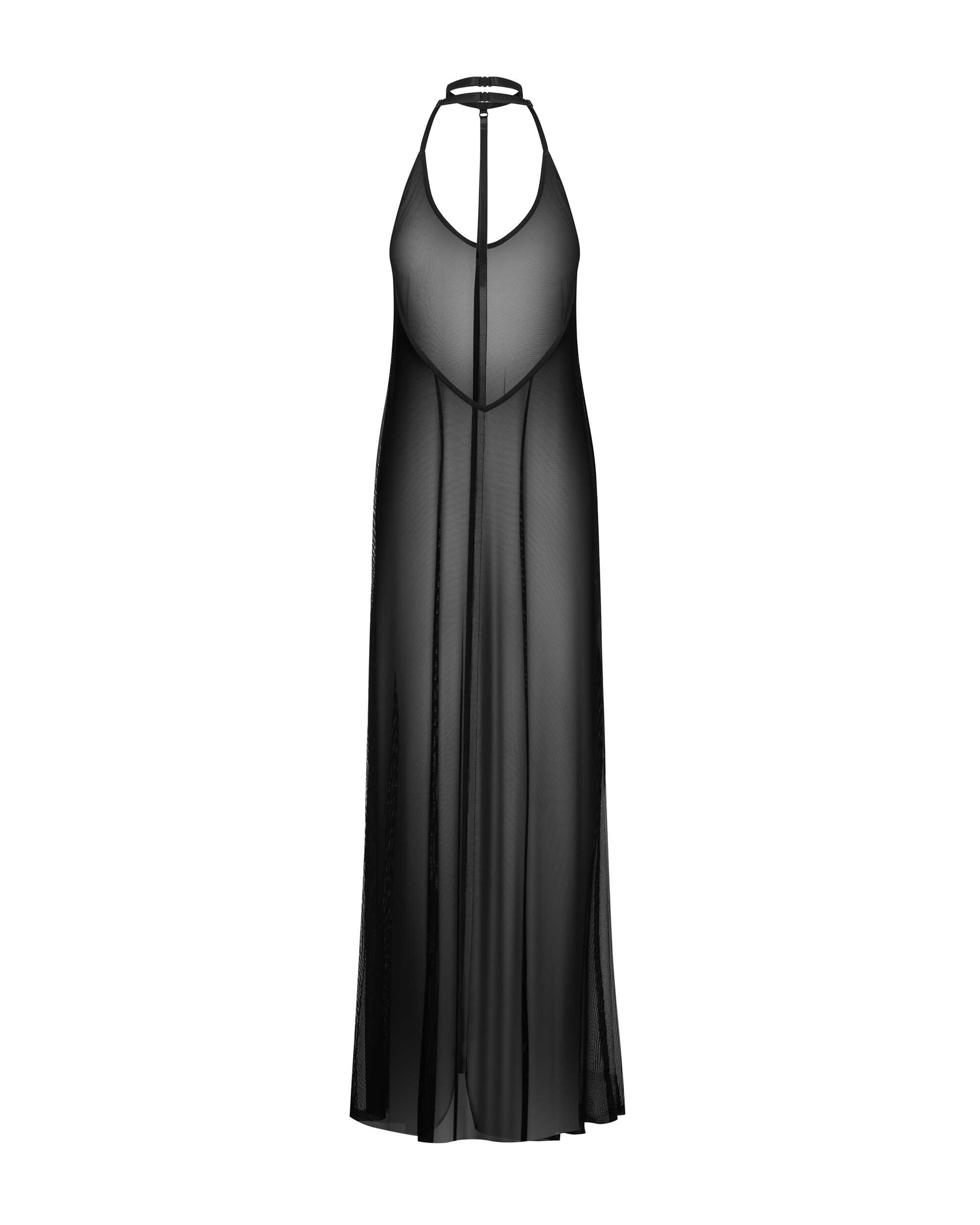 Nuites robe longue - Noire - Afbeelding 2