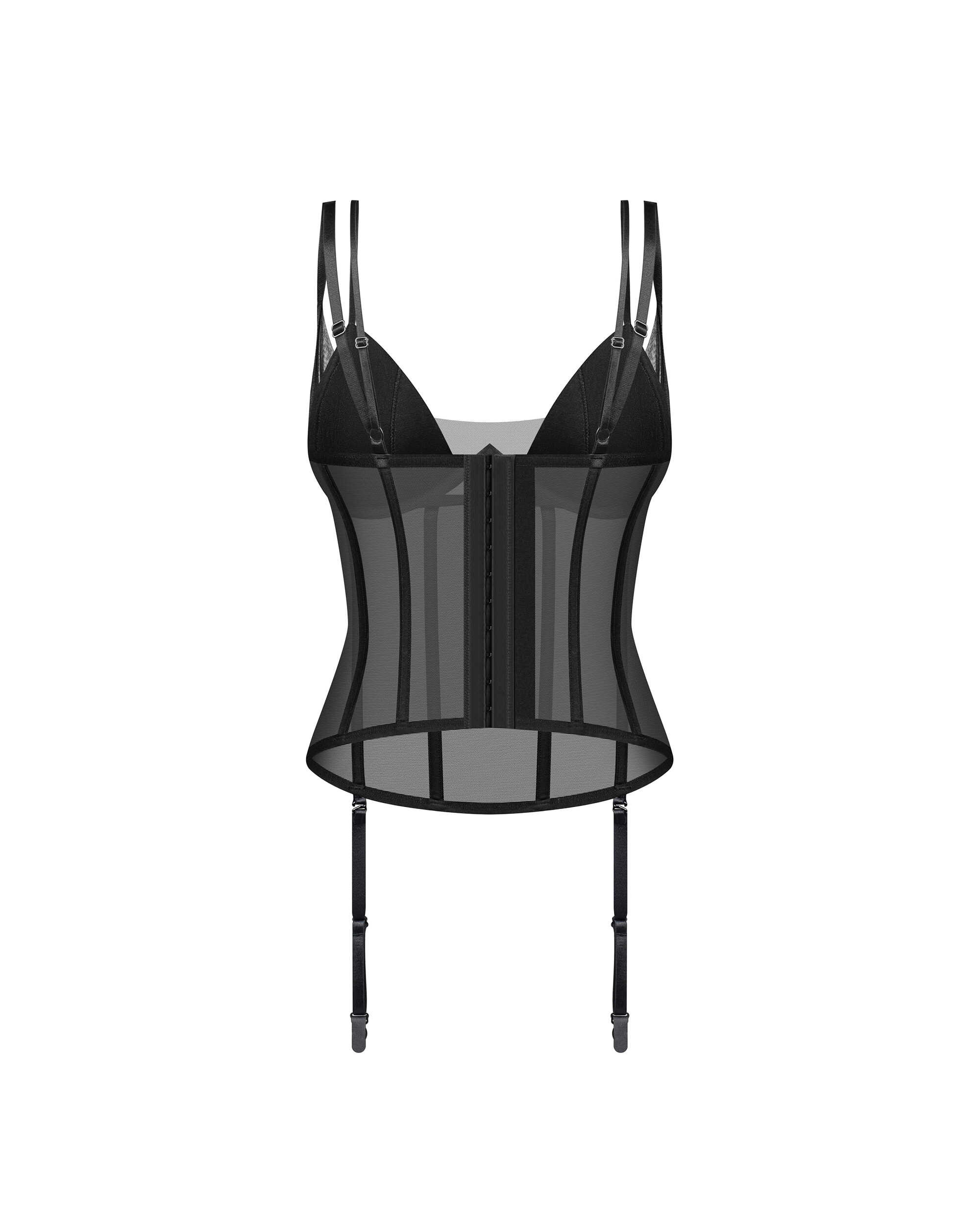 Sibilie corset - Noir - Afbeelding 2