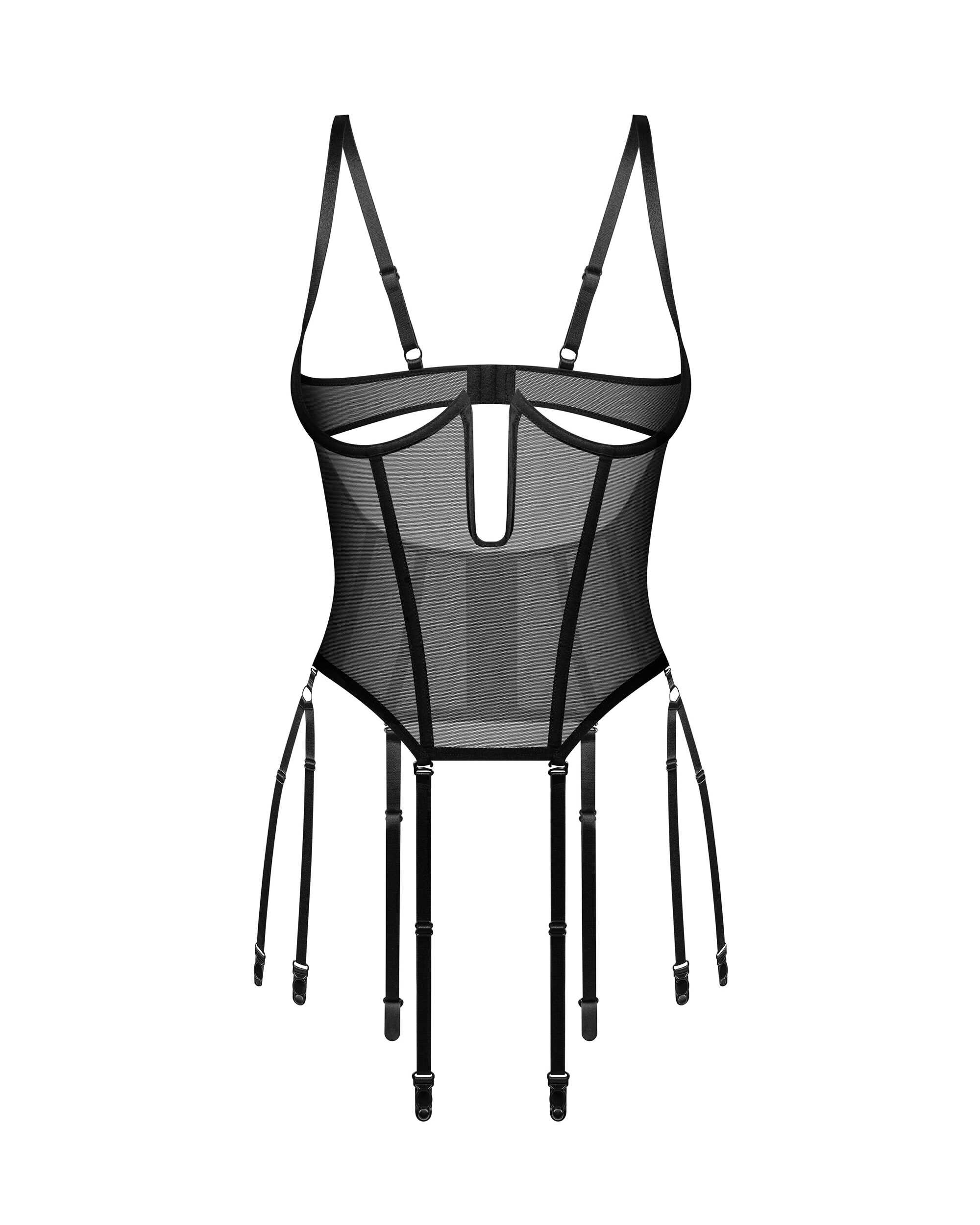 Euphori corset - Noir - Afbeelding 7