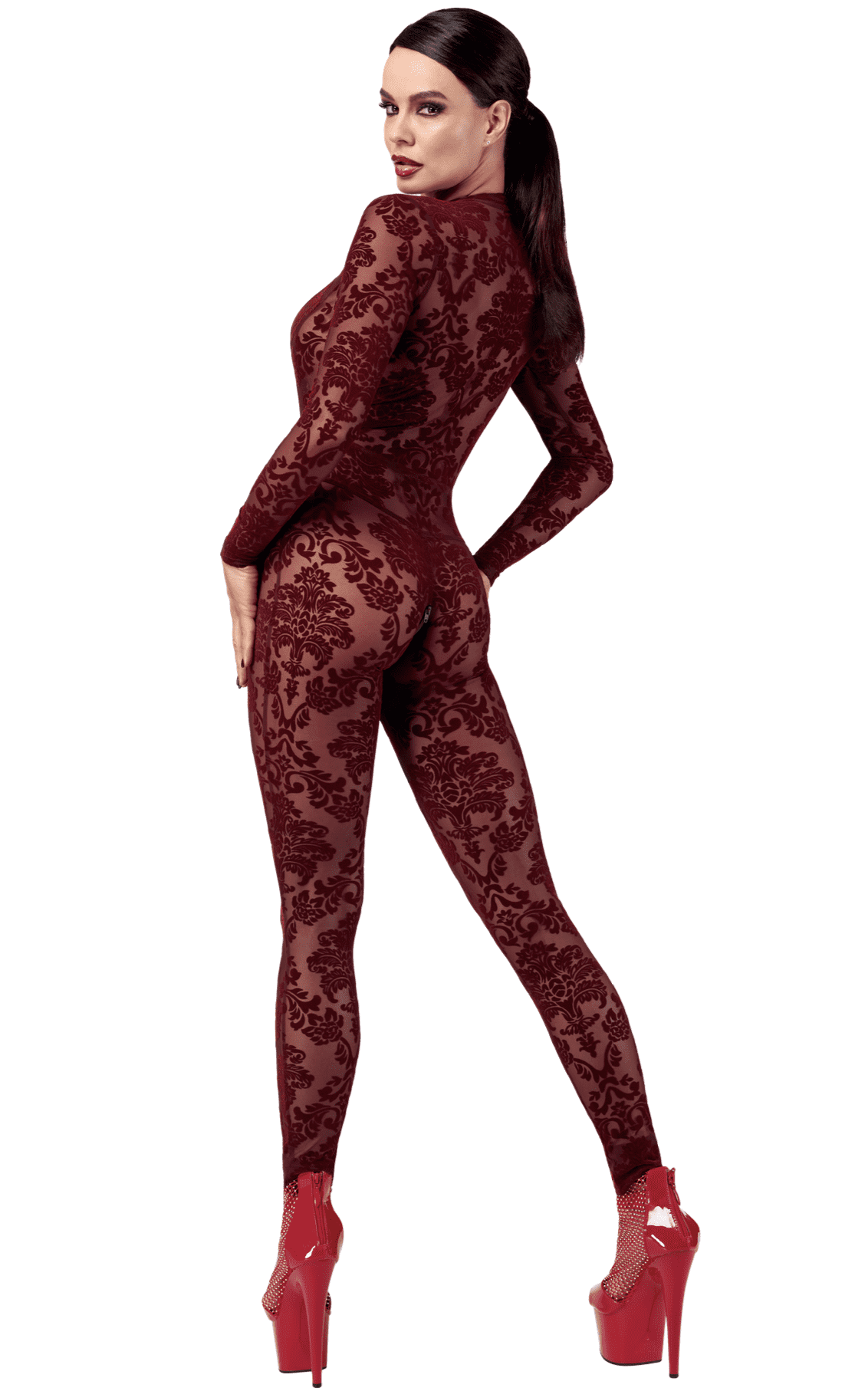 F382 Kink Royal Catsuit - Afbeelding 3
